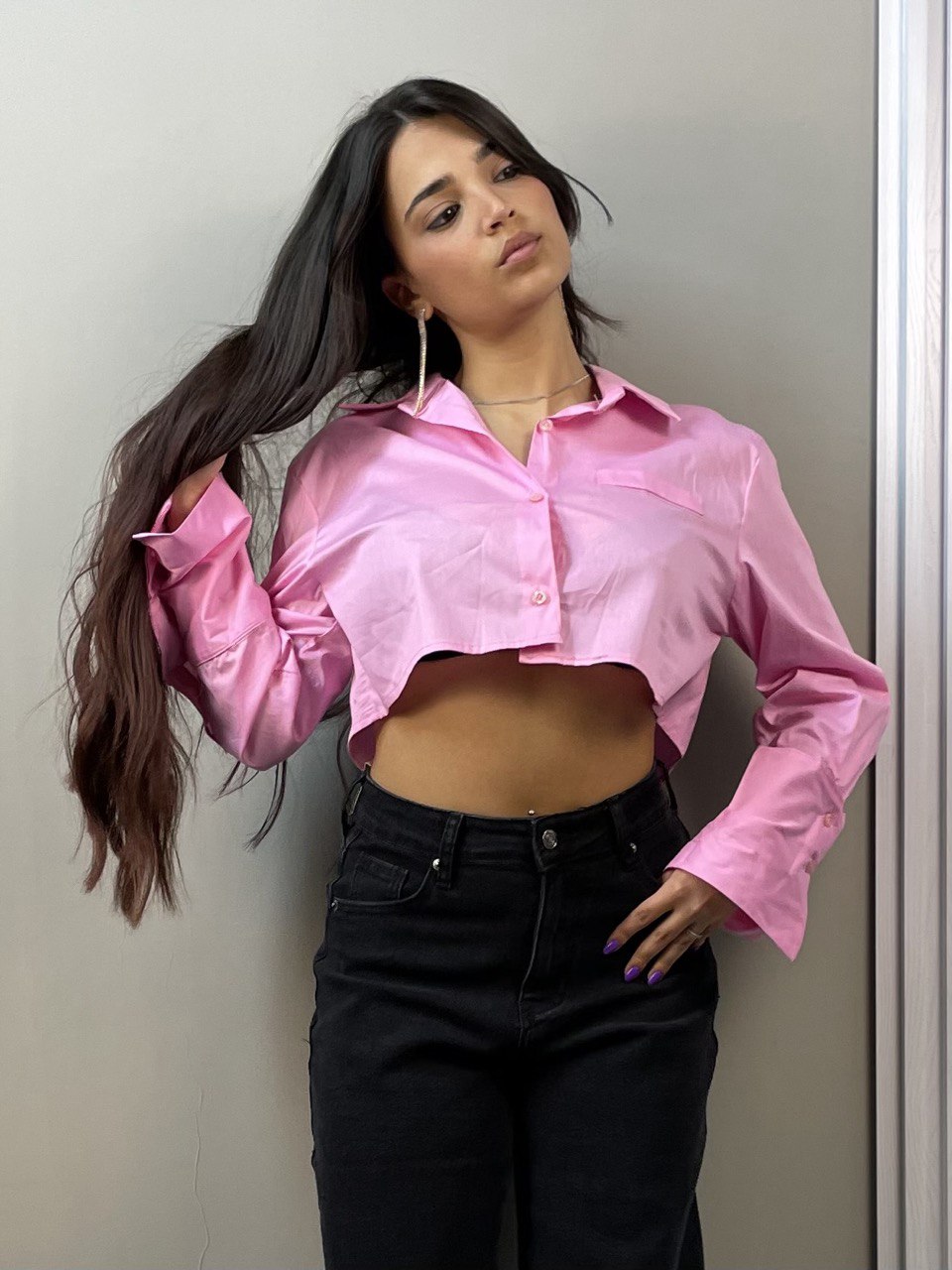 camicia crop eva