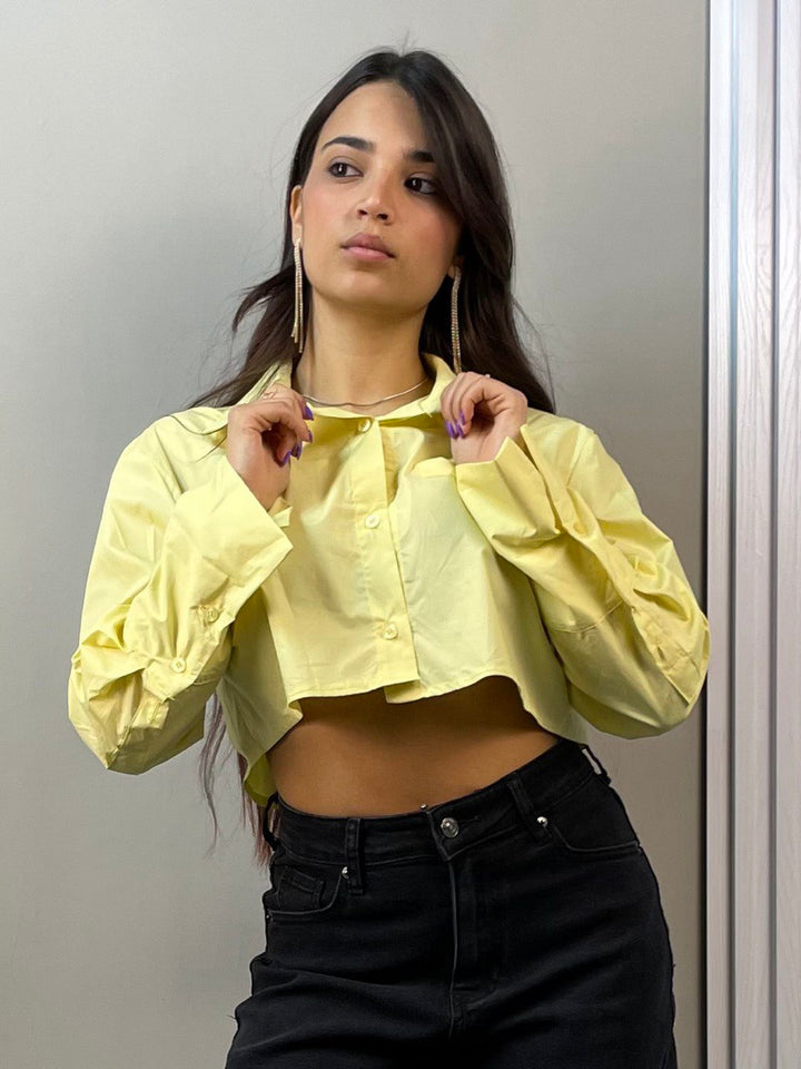 camicia crop eva