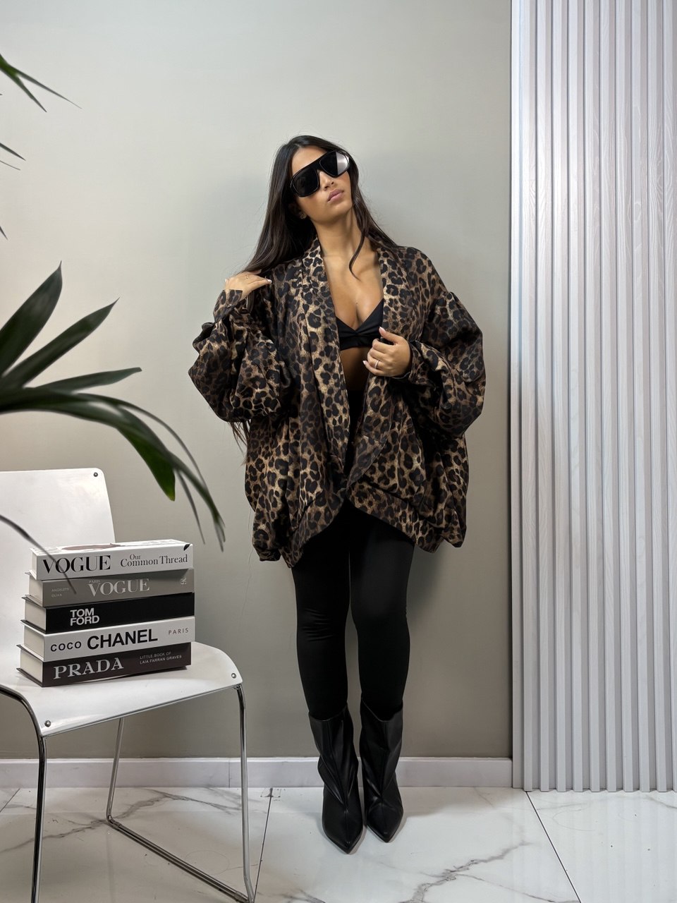 blazer animalier