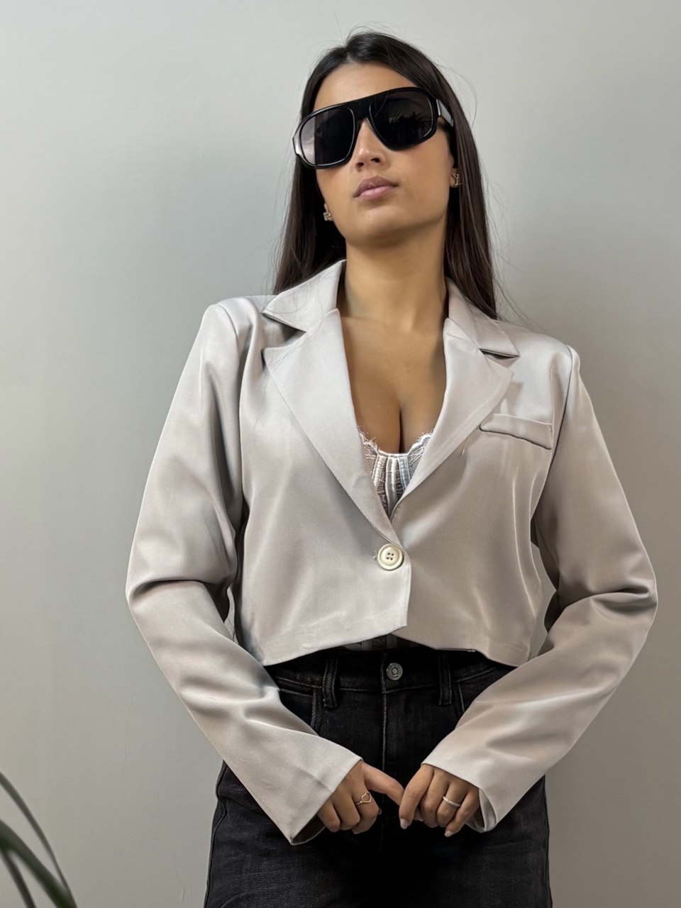 blazer crop